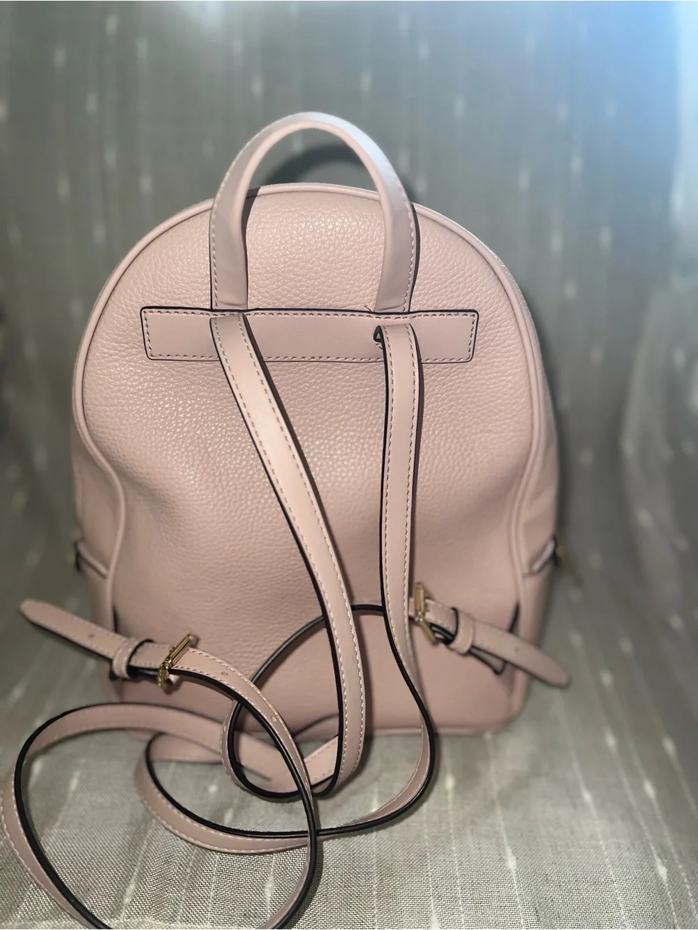 Michael Kors Blush Leather Backpack with Gold Hardware (Like new with tags)